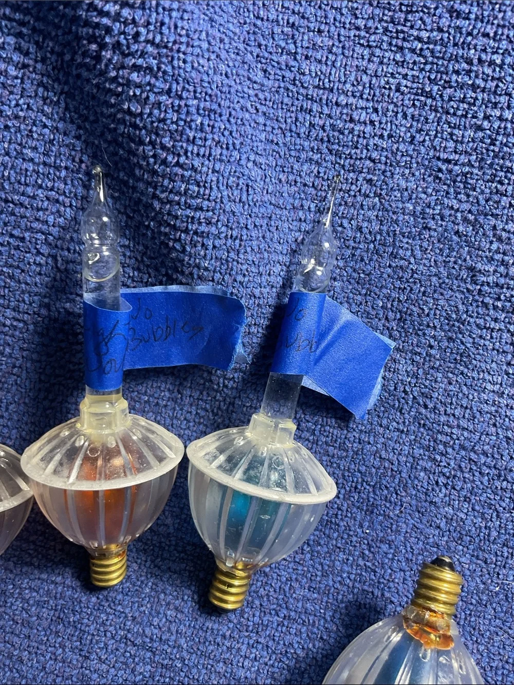 8 Vintage Bubble Christmas Lights-please read description
